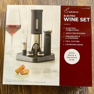 Electronic wine set